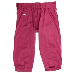 Nike Open Field Football Pants Tights Red Burgundy